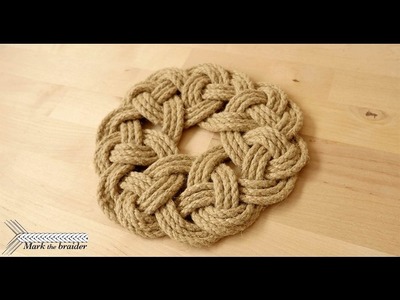 Kringle mat- rope hot pad