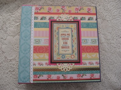 Large RECIPE Scrapbook Album AND New Tutorial (Also available w.METRIC Measurements!)