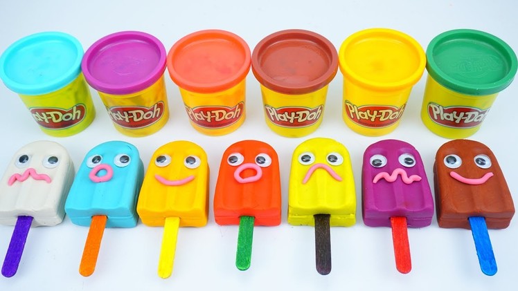 Learn Colors and Numbers with Play Doh Funny Face Ice Cream Peppa Pig Family Mold Fun Toys