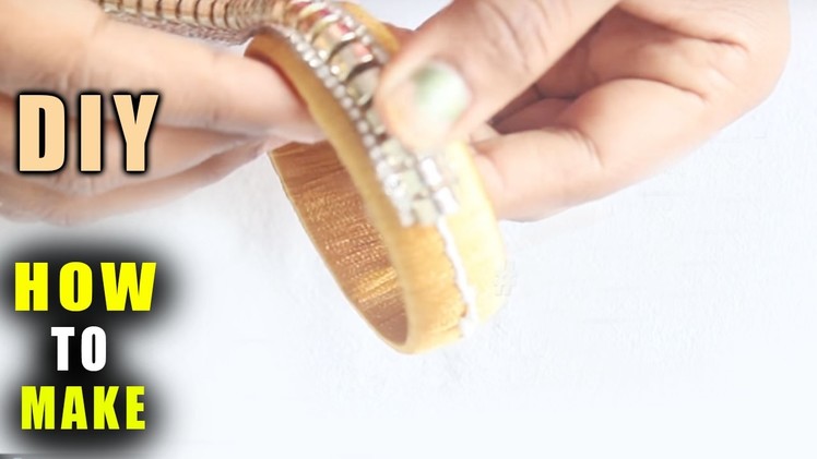 Learn to make Silk Thread Bangle final step very easy  | zooltv