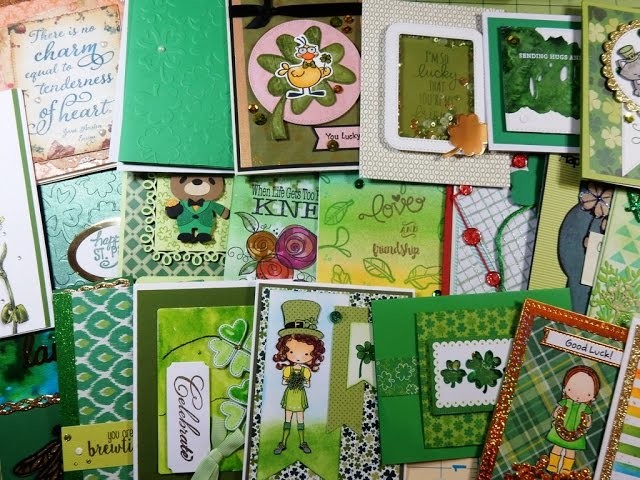 Mail Call for March 2017 | St. Patrick's, Green, or Luck Themed Cards