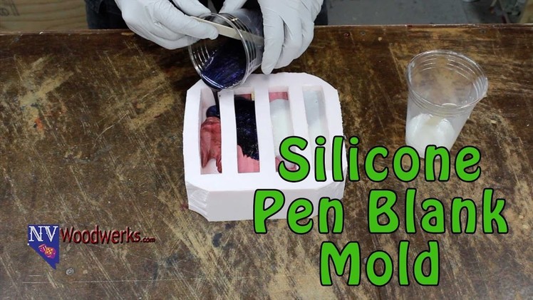 Make A Silicone Pen Blank Mold for Resin Casting | Alumilite High Strength 1