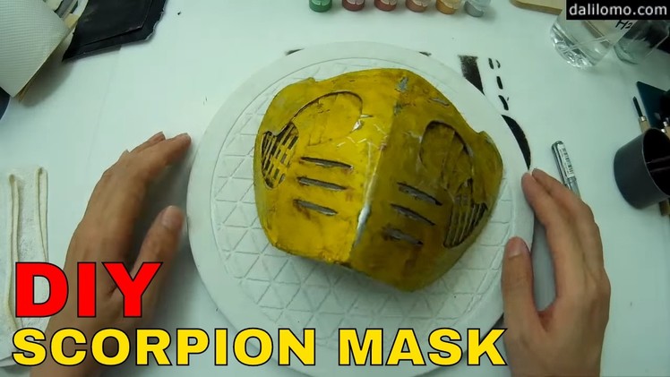 Make Scorpion Mask - Cereal or Pizza Box Prop. How to