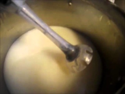Making liquid goat milk soap