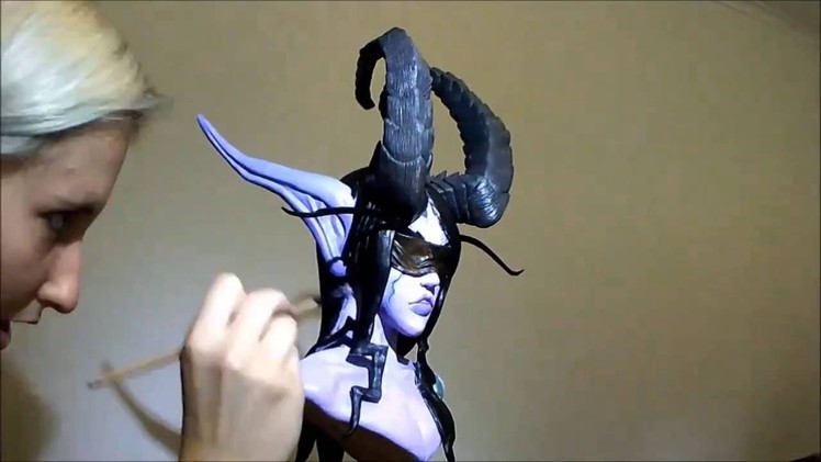 Making of Demon Hunter sculpture