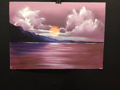 Maurone sunset (acrylic)
