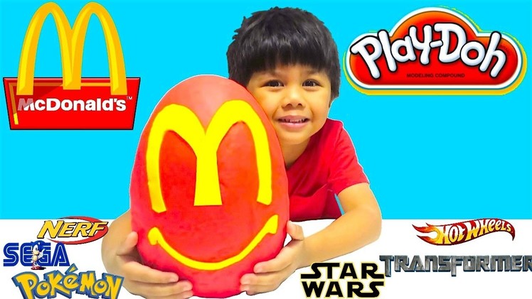 McDonalds Play-Doh Surprise Egg Happy Meal Toys Pokemon Nerf Hot Wheels Star Wars Sega Sonic + more