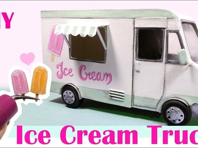 Miniature Ice Cream Truck Tutorial. Dolls.Dollhouse
