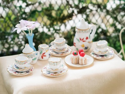 Miniature Tea Set - Dollhouse - Nendoroid & Dolls Accessories