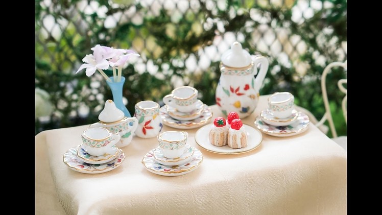 Miniature Tea Set - Dollhouse - Nendoroid & Dolls Accessories