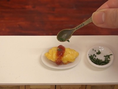 MiniFood Omelette rice 食べれるミニチュアオムライス