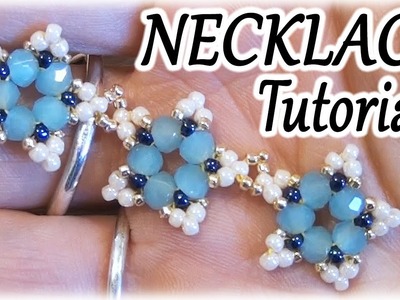Necklace tutorial - How to make a beaded necklace with stars - Beading Tutorial