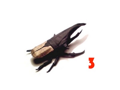 Origami Hercules beetle by Manuel Sirgo - Part 3