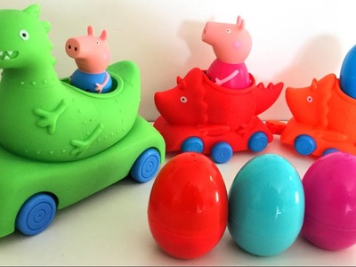 Peppa Pig and 4 Surprise Eggs