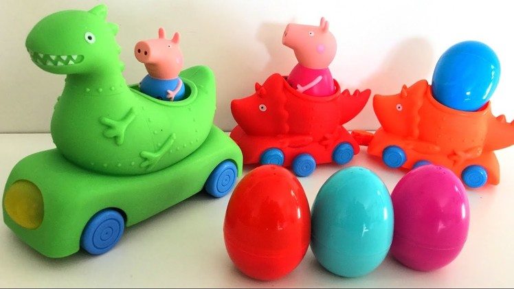 Peppa Pig and 4 Surprise Eggs