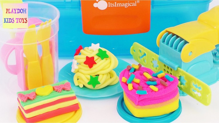 Plasty Play Sweets ItsImagical Modelling Playdough Cooking Playset Doh Dessert Kids Kitchen Toys