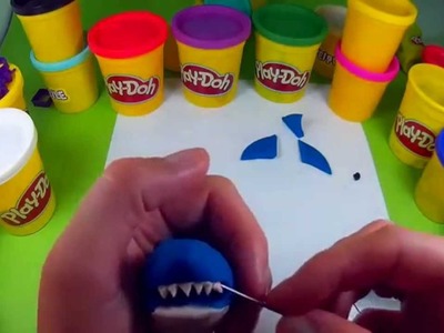 Play Doh activities for kids HD. How to make shark