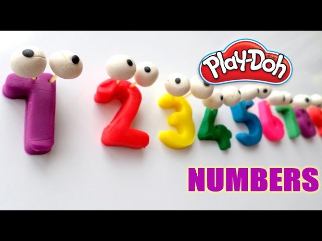 Play-Doh Numbers - Learn To Count with PLAY-DOH Numbers! 1-10