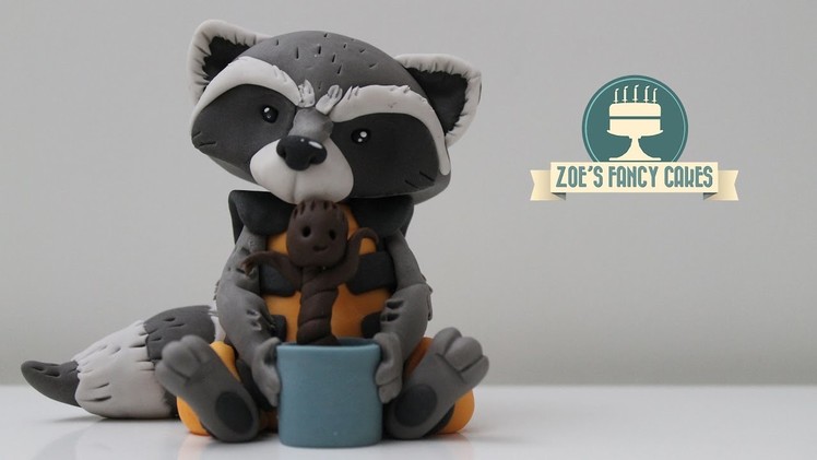 Rocket Raccoon cake topper Guardians of the Galaxy