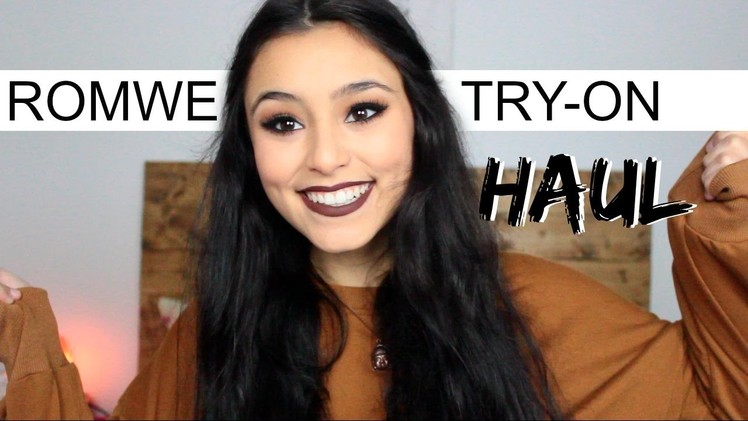 ROMWE Try-On Haul!