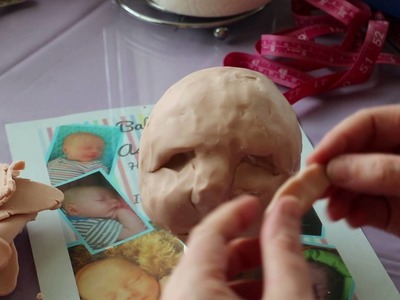 Sculpting a head part 4- silicone doll making
