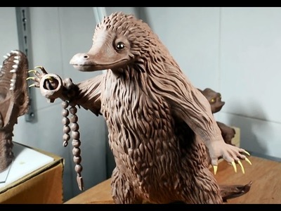Sculpting the Niffler from fantastic beasts and where to find them