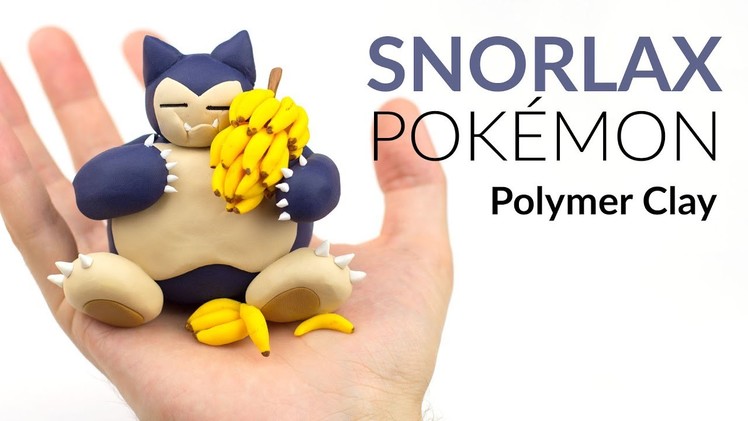 Snorlax (Pokemon) – Polymer Clay Tutorial