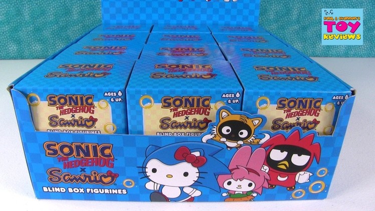 Sonic The Hedgehog X Sanrio Hello Kitty Figures Blind Box Opening | PSToyReviews