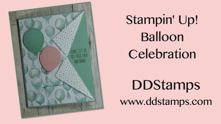Stampin' Up! Balloon Celebration greeting card