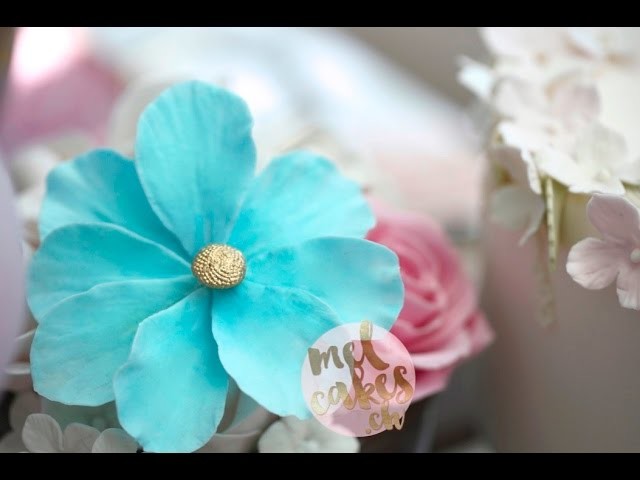 Sugarflowers with wire for beginners no 4