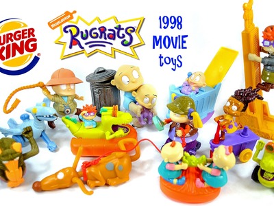 The Rugrats Movie Burger King 1998 Kid's Toys #1-12 Complete
