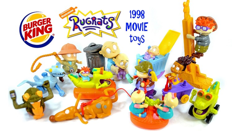 The Rugrats Movie Burger King 1998 Kid's Toys #1-12 Complete