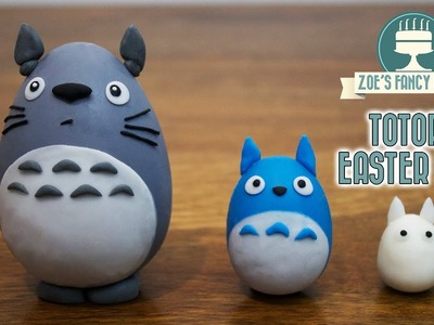 Totoro Easter Eggs made using Colour Melts and Chocolate