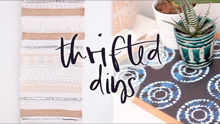 Upcycled Thrifted DIY Home Decor Projects | Summer 2017