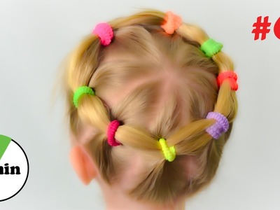 Very lovely and practical hairstyle for little girl. Quick and easy hairstyle #6