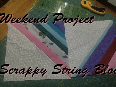 Weekend Project - Scrappy String Block