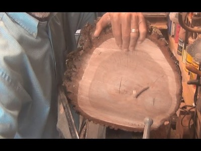 Woodturning Fresh cut log into beautiful Bowl by Al Furtado
