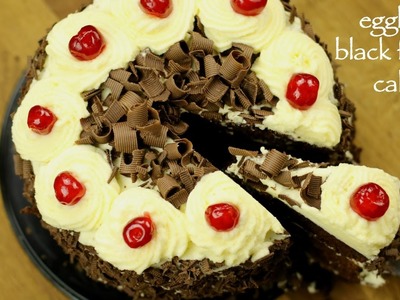 Black forest cake recipe | how to make easy eggless black forest cake recipe