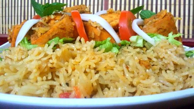Chicken Tikka Pulao Recipe(In Urdu.Hindi)How To Make Pakistani Style Chicken Tikka Pulao At Home