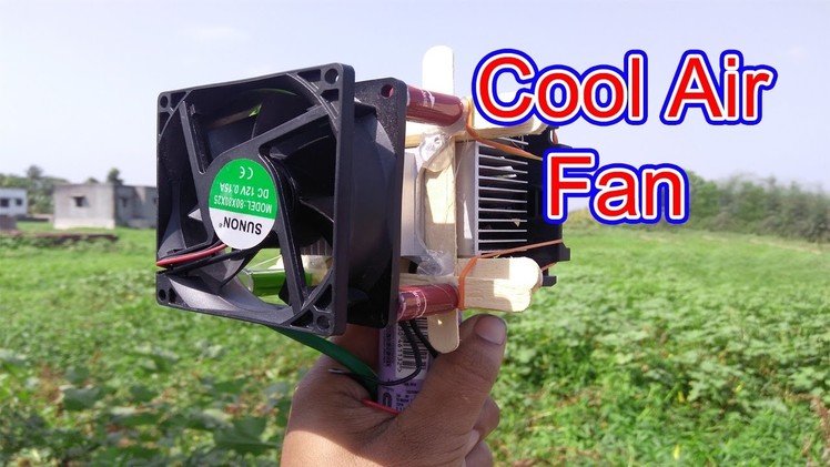 Cool air fan using peltier | How to make