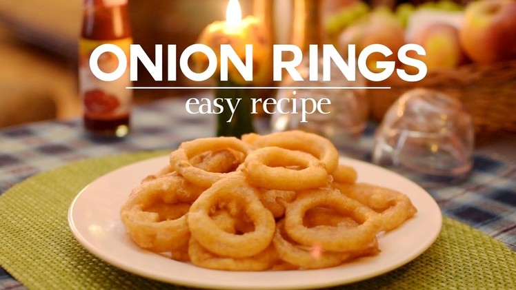 Crispy Onion Rings Recipe | How to Make Onion Rings | Yummy Nepali Kitchen