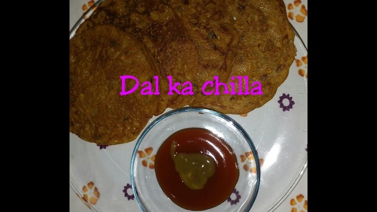 Dal ka chilla ( leftover dal ka chilla).How to make. Healthy breakfast recipe. Leftover Recipe