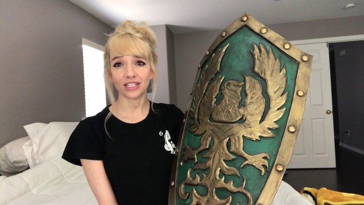 Dark Souls III Golden Wing Crest Shield | How to Make a Curved Cosplay Shield