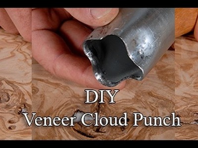 DIY how to make a veneer cloud punch
