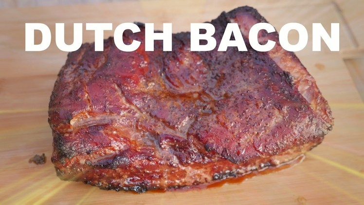 DUTCH BACON - How to make Bacon - Home made bacon