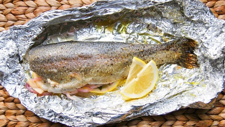 Easy 20 Minute Oven Baked Trout Recipe - How to Fillet Baked Trout