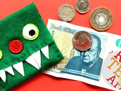 Easy Monster Purse DIY - How to Sew a Felt Purse - Easy Sewing Projects