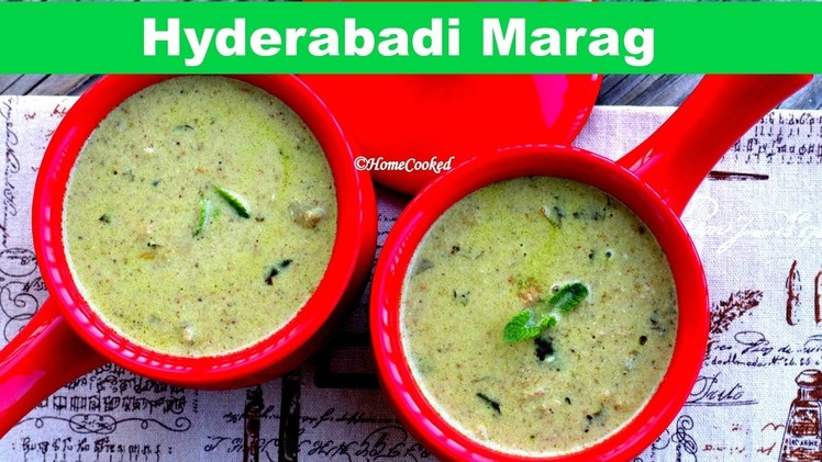 [ENG]Hyderabadi Marag - Wedding Special | How To Make Mutton Stew.Soup