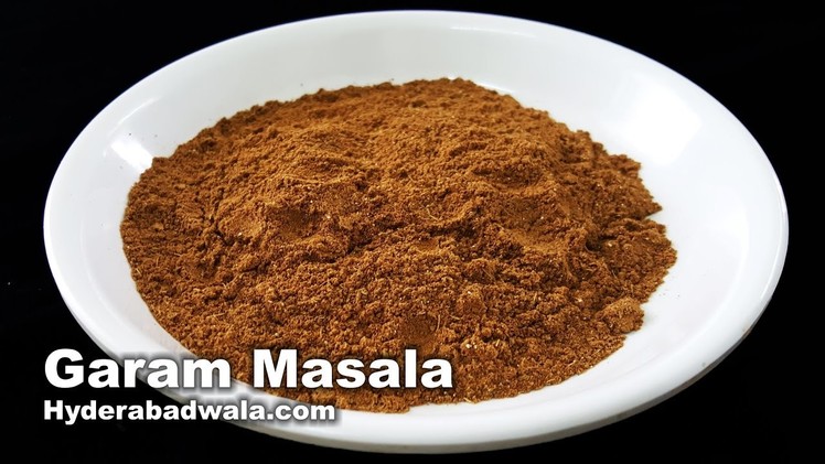 Garam Masala Recipe Video - How to Make Garam Masala Powder at Home - Easy, Quick & Simple
