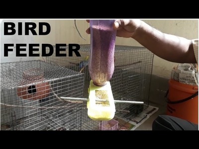 Homemade Bird Feeder.how to make abird feeder.